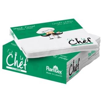 NAPKIN LE CHEF 33 X 33 2 PLY 50 SHEET X 40 PACK